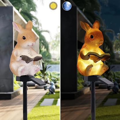 Solar Tuinlamp Konijn 'Bunny' – Sfeervolle LED Verlichting en Decoratie voor Buiten