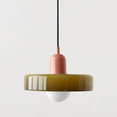 Nordic Hanglamp Van Gekleurd Glas