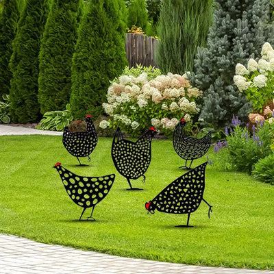 Tuinbeeld Kip – Windbestendig en Unieke Tuindecoratie