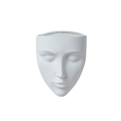 3D Gezicht Plantenpot – Stijlvolle Wanddecoratie voor Jouw Interieur