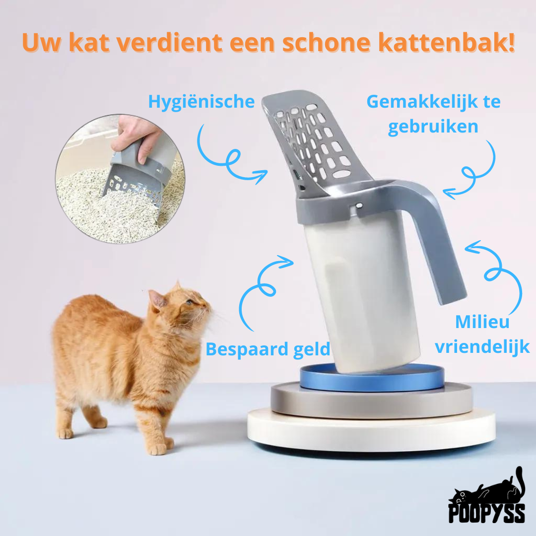 Poopyss | Wechseln Sie die Katzentoilette einfach und schnell