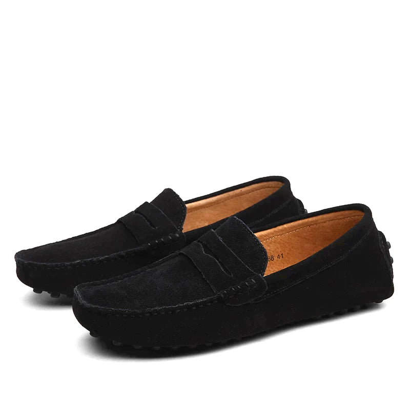 LORÉ | Italiaanse Suède Loafers