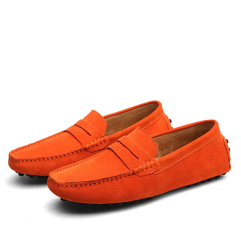 LORÉ | Italiaanse Suède Loafers