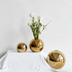 Gouden Bolvaas – Stijlvolle Keramische Woondecoratie