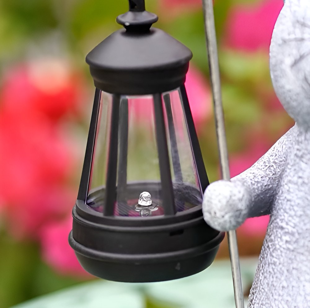 Solar Kat Beeld 'SolarPaws' – LED Kattenlamp voor Tuin & Balkon