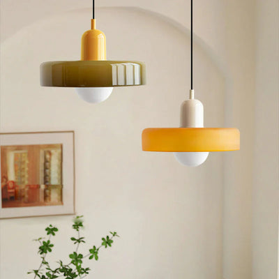 Nordic Hanglamp Van Gekleurd Glas