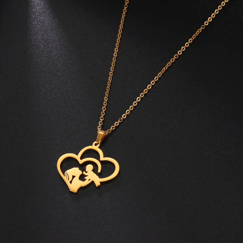 Ketting Hart Moeder en Baby