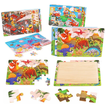 Educatieve Houten Puzzels  – Perfect voor Peuters & Kleuters