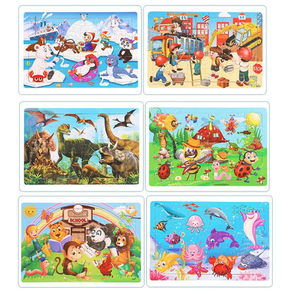 Educatieve Houten Puzzels  – Perfect voor Peuters & Kleuters