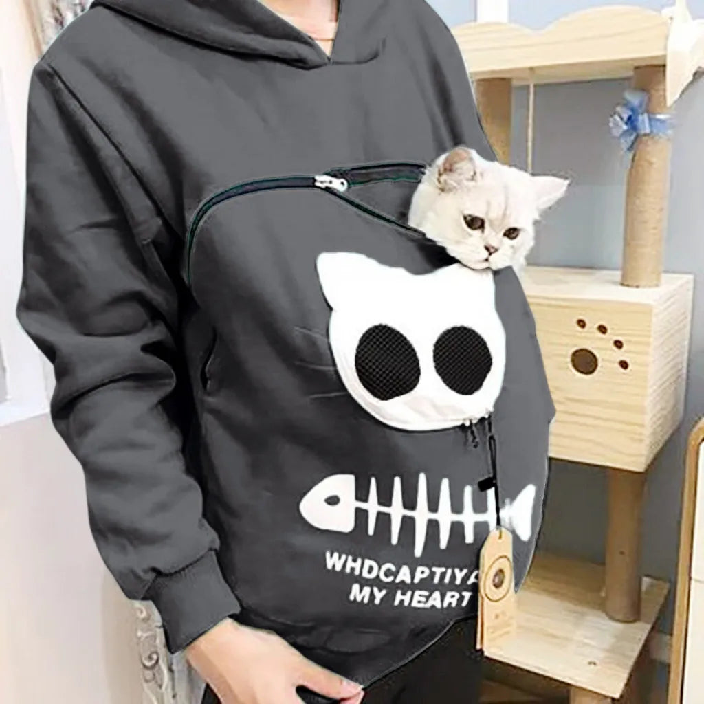 Snuggle Hoodie – De Trui voor Jou en je Kat