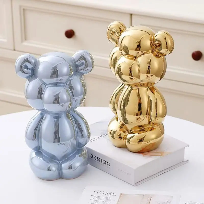 Ballon Beer Beeld – Unieke Glanzende Keramische Decoratie