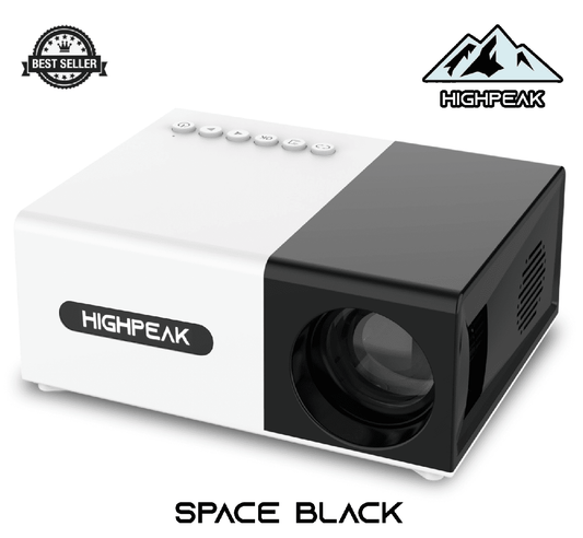 HighPeak MiniProjector – Ultieme Beeldkwaliteit voor Slaapkamer & Gameroom