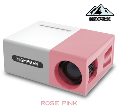 HighPeak MiniProjector – Ultieme Beeldkwaliteit voor Slaapkamer & Gameroom