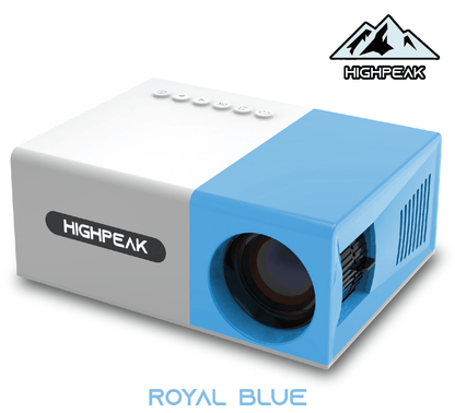 HighPeak MiniProjector – Ultieme Beeldkwaliteit voor Slaapkamer & Gameroom