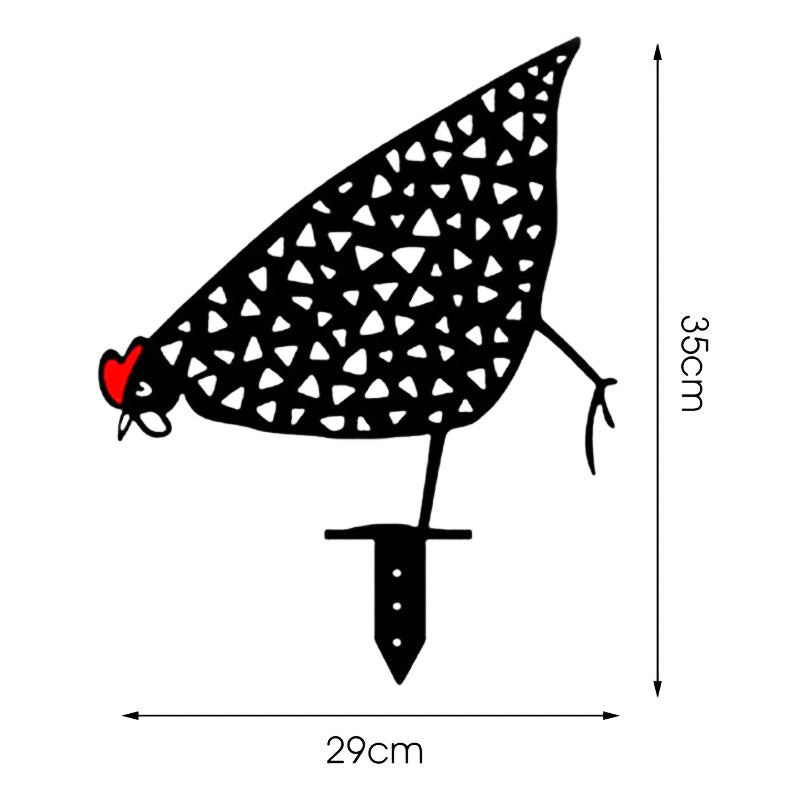 Tuinbeeld Kip – Windbestendig en Unieke Tuindecoratie