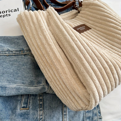 MELDUOLA - Dames corduroy Handtas