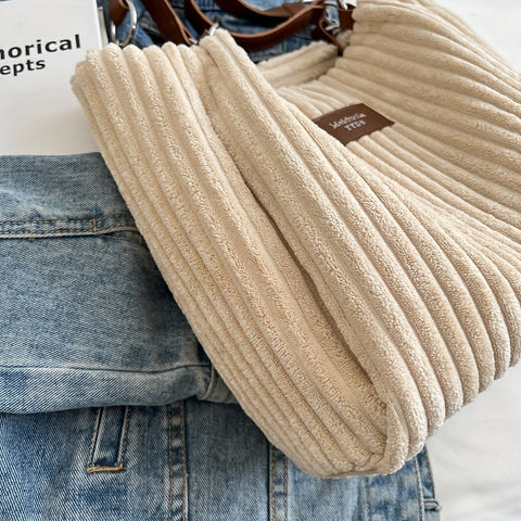 MELDUOLA - Dames corduroy Handtas