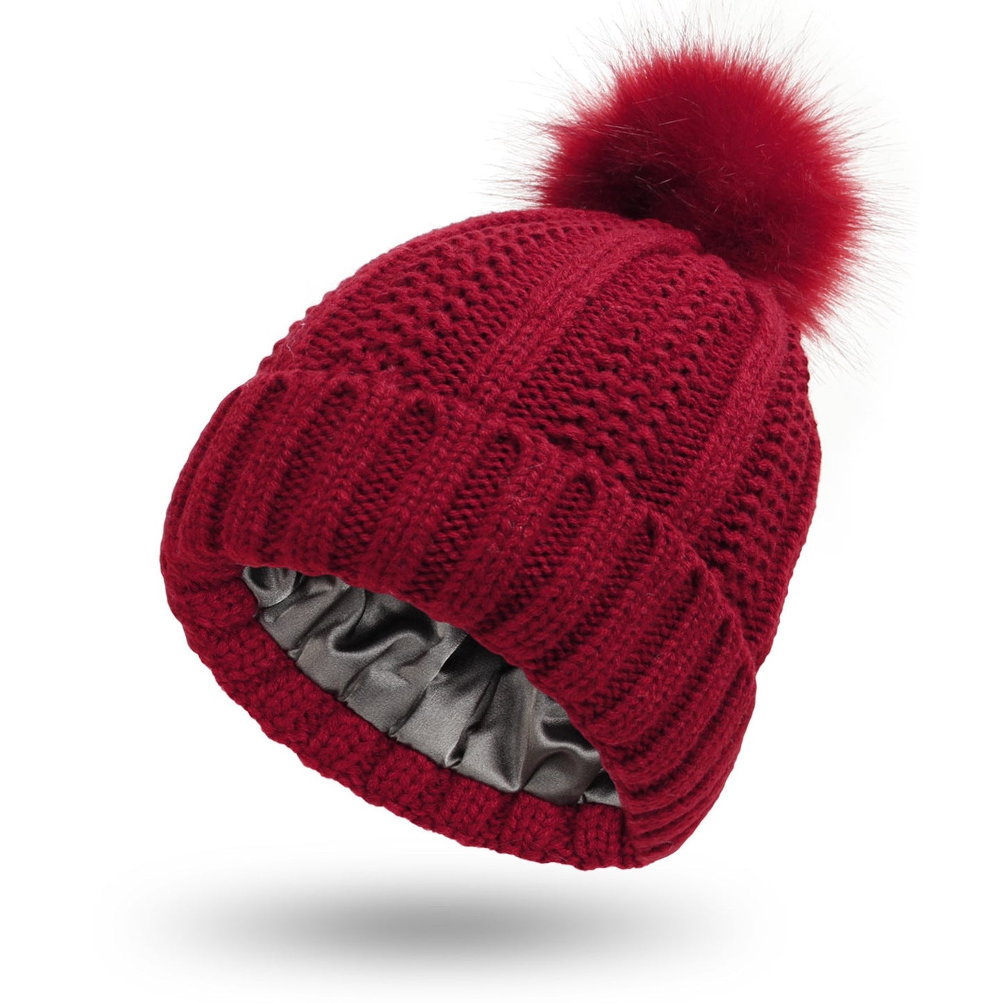 SilkBeanie Pompom – De Muts die Niet Pluist