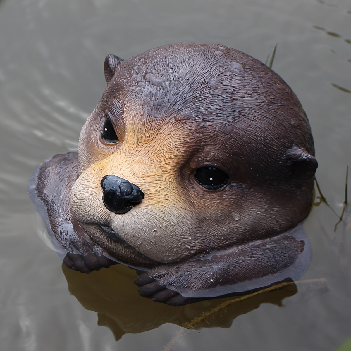 Otter Drijver – Schattige Vijverdecoratie voor Tuin en Meer