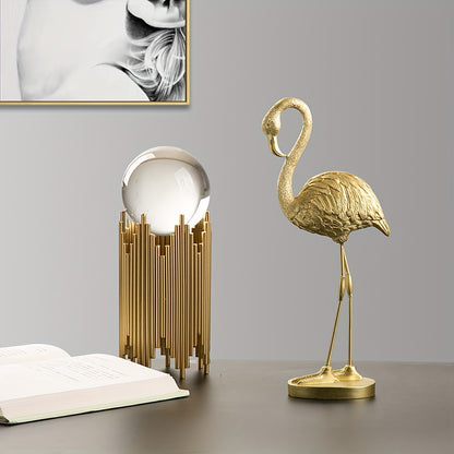 Luxe Flamingo Beeld – Stijlvolle Decoratie voor Woonkamer, Kantoor & Interieur