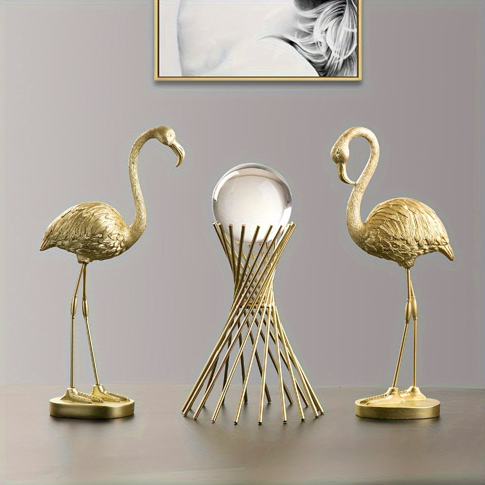 Luxe Flamingo Beeld – Stijlvolle Decoratie voor Woonkamer, Kantoor & Interieur