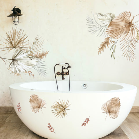 Tropische Palmblad Muurstickers – Stijlvolle Decoratie voor Elk Interieur