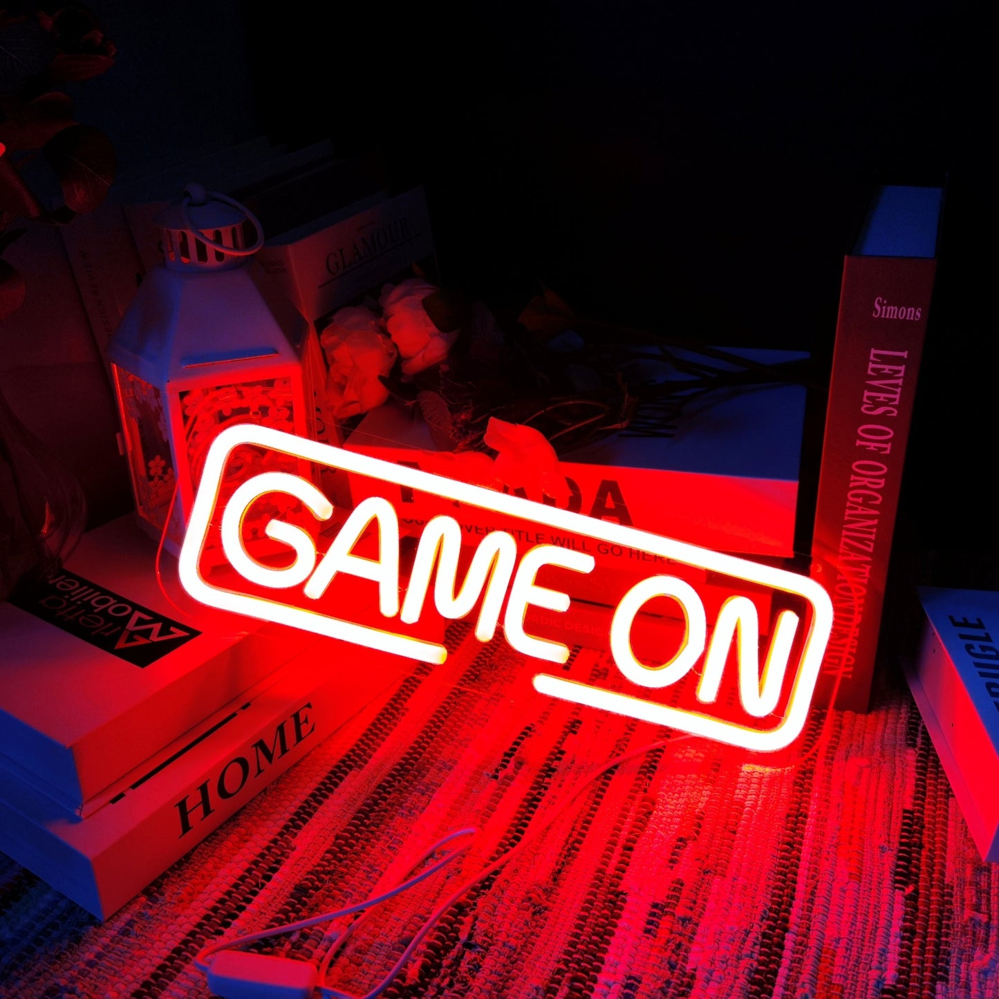 Neon Verlichting Game On – Speelse Wanddecoratie voor Gamers en Spelletjesliefhebbers