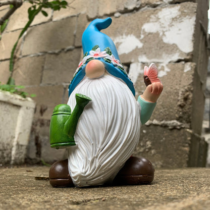 Voorjaars Gnome - Vrolijke Decoratie Kabouter voor Huis & Tuin