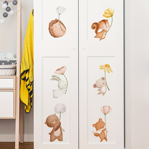 Muursticker Vliegende Dieren - Schattige Decoratie voor Kinderkamer