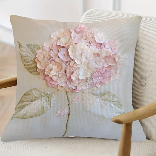 Hortensia Kussenhoes – Pastel Kleuren en Elegantie in je Interieur