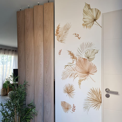 Tropische Palmblad Muurstickers – Stijlvolle Decoratie voor Elk Interieur