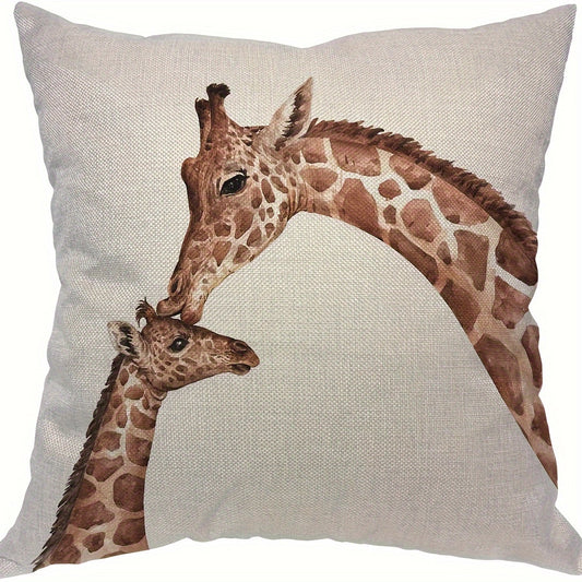 Giraffe Kussenhoes – Zuid-Afrikaanse Stijl voor Je Interieur & Kinderkamer