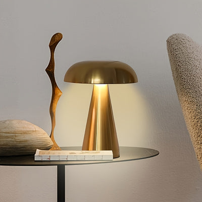 Gouden Tafellamp – Oplaadbare LED Lamp voor Woonkamer, Slaapkamer of Eettafel