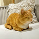 Beeld Rode Kat – Perfecte Decoratie voor Tuin, Balkon of Woonkamer