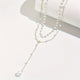 Dubbele Parel Ketting – Luxe Vintage Look met Gouden Touch