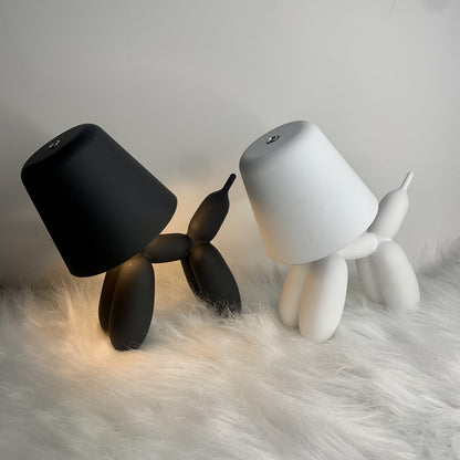 Ballon Hond Lamp – Black & White voor een Uniek Interieur