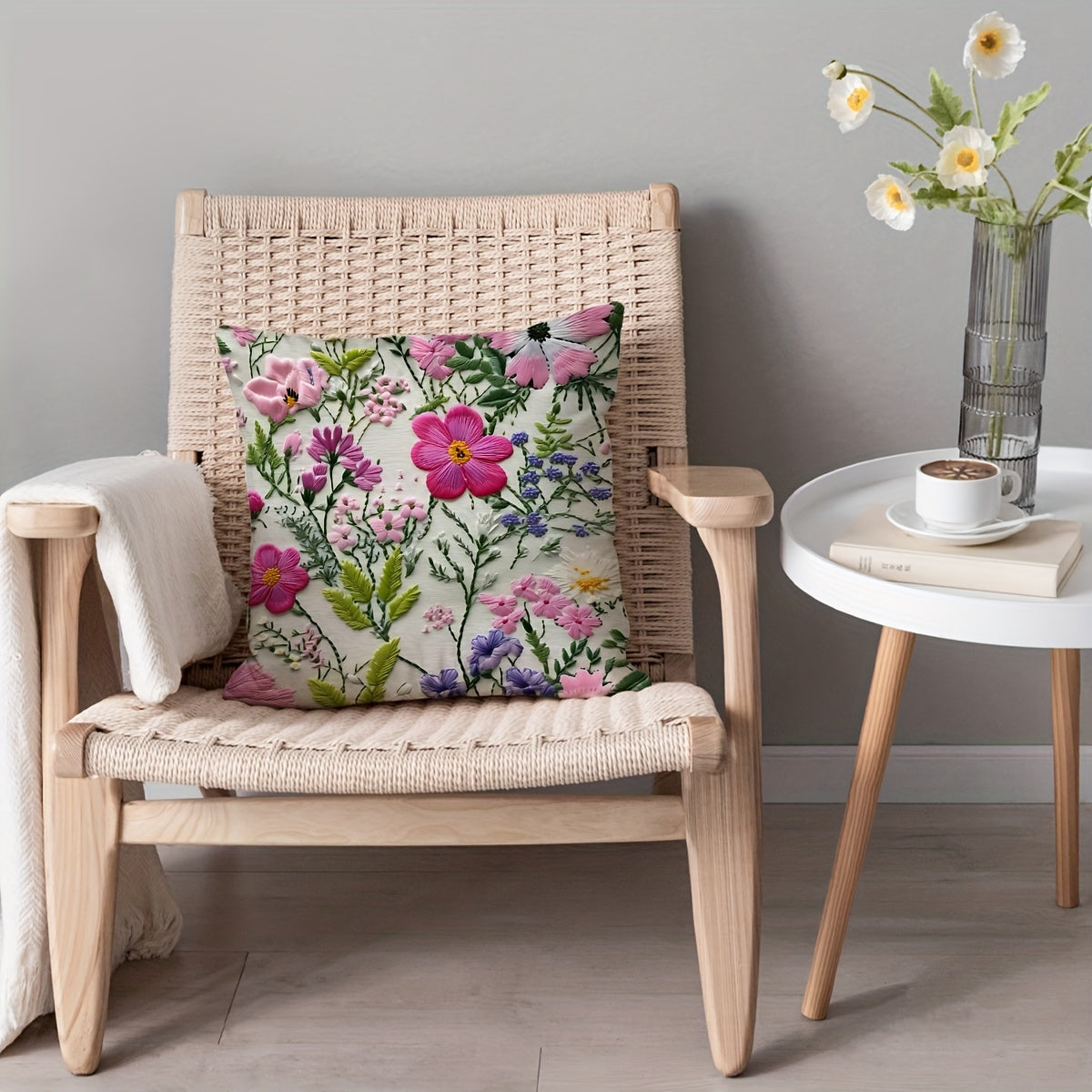 Bloemen Kussenhoes – Perfect voor een Frisse Look in je Interieur