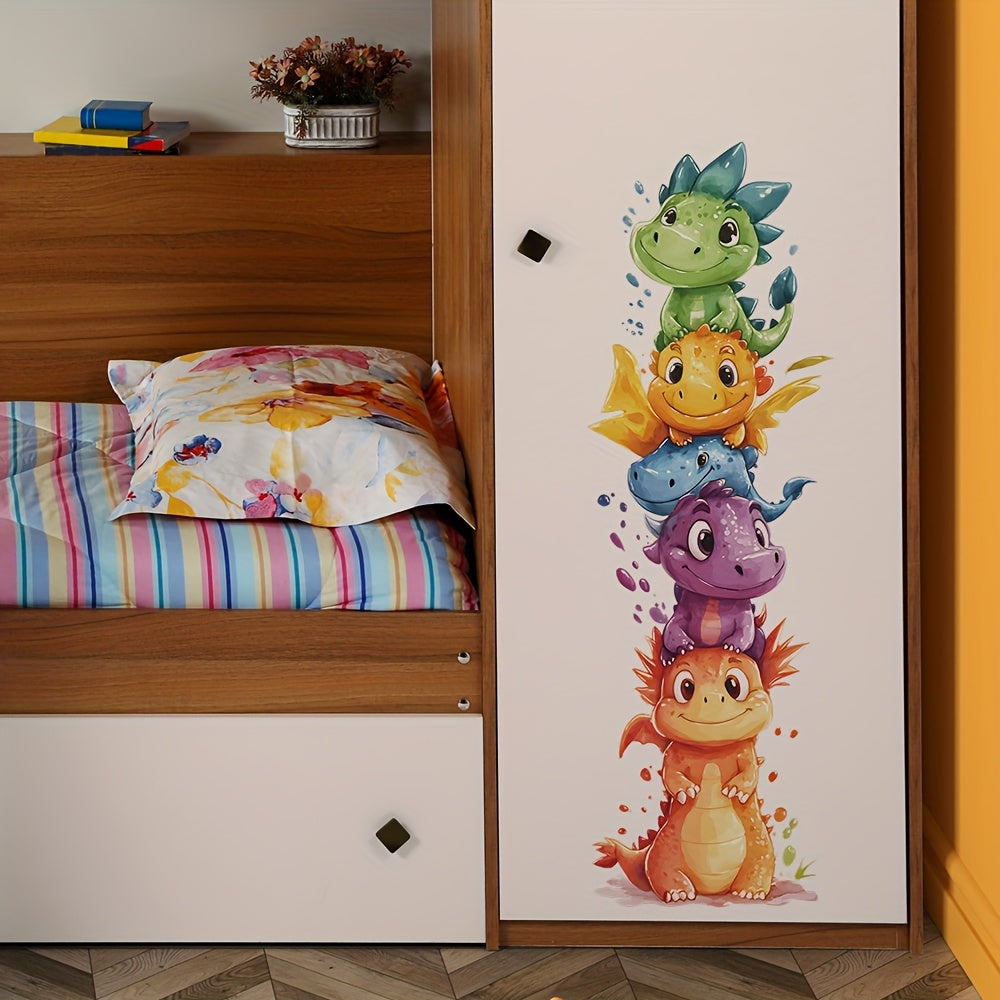 Dino Muursticker – Speelse Decoratie voor Kinderkamer