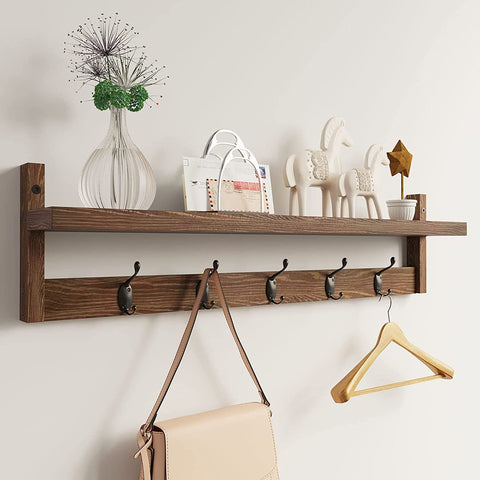 Houten Wandkapstok – Tijdloos en Praktisch voor Elk Interieur