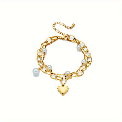 Luxe Dubbellaagse Armband 'Lola' - Elegantie en Stijl in Eén