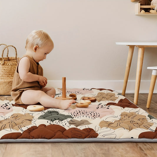 Boho Chic Baby Speelmat – Dikke en Zachte Katoenen Mat voor je Kleintje