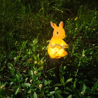 Solar Tuinlamp Konijn 'Bunny' – Sfeervolle LED Verlichting en Decoratie voor Buiten