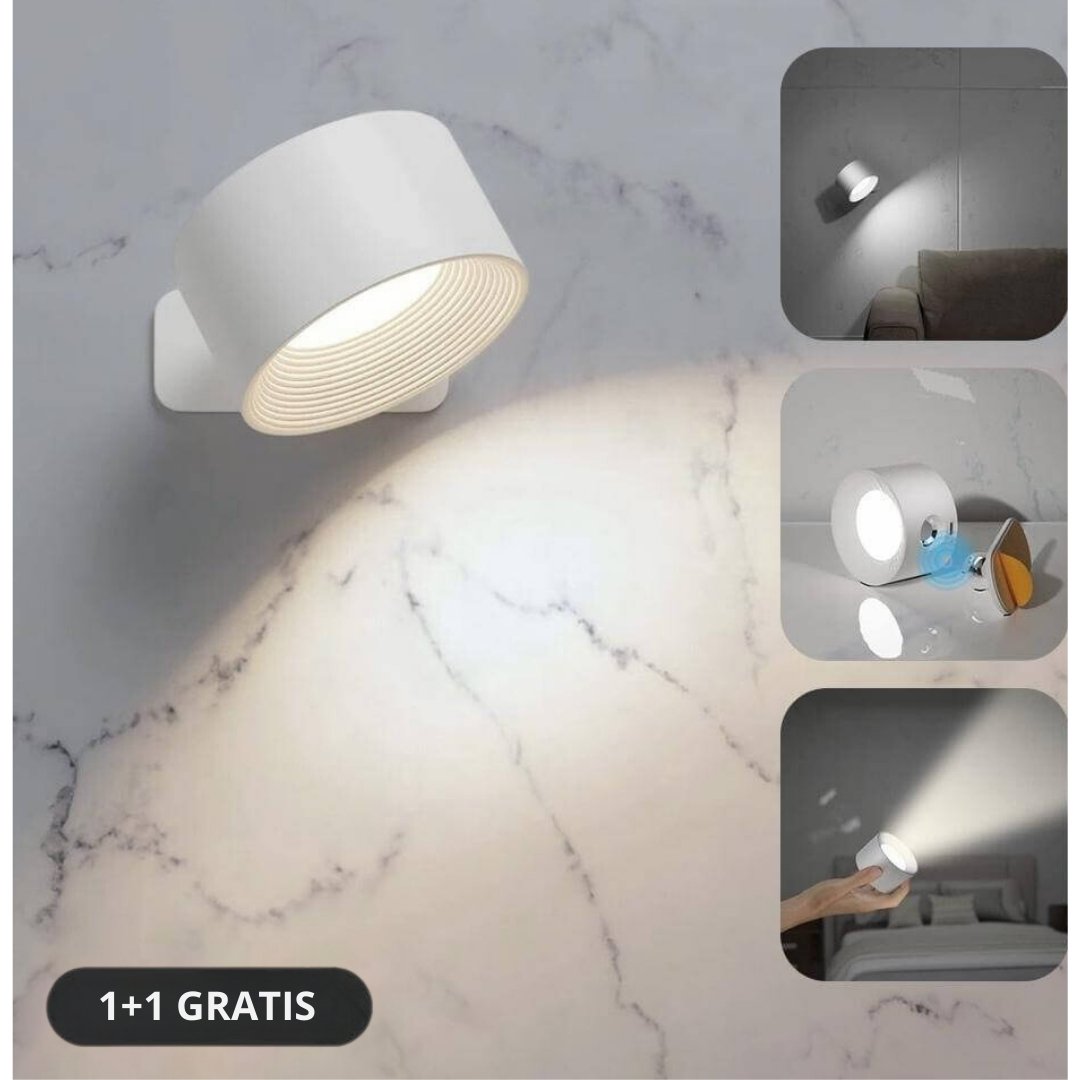 FlexiGlow Wandlamp – Draadloze Verlichting waar jij wilt! - The Drops