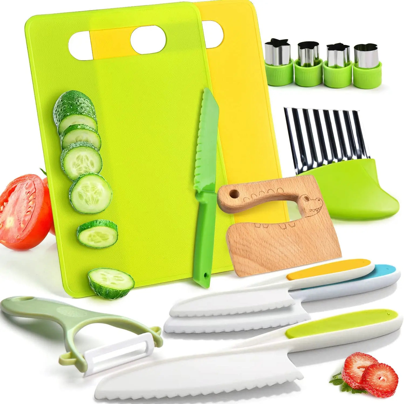 KinderKook Set – Veilig snijden en spelen in de keuken!