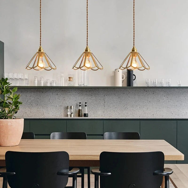 Vintage Glazen Hanglamp – Kleurrijk en Luxueus Glas-in-Lood Design