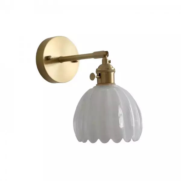 Retro Tulp Wandlamp – Sfeervolle Klassieke Verlichting in Huis