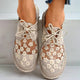 Stijlvolle luchtige schoenen voor dames met bloemen design